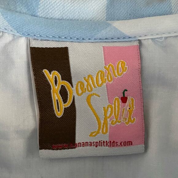 Banana Split smocked Gingham Easter Bunny Girls Boutique Dress sz 6 - Picture 9 of 12